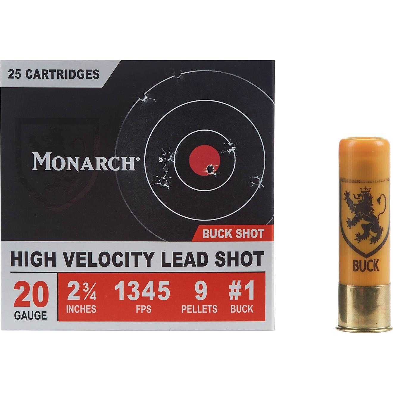 Monarch High Velocity 20 Gauge Shotshell (Buck Shotshells) - Image 2
