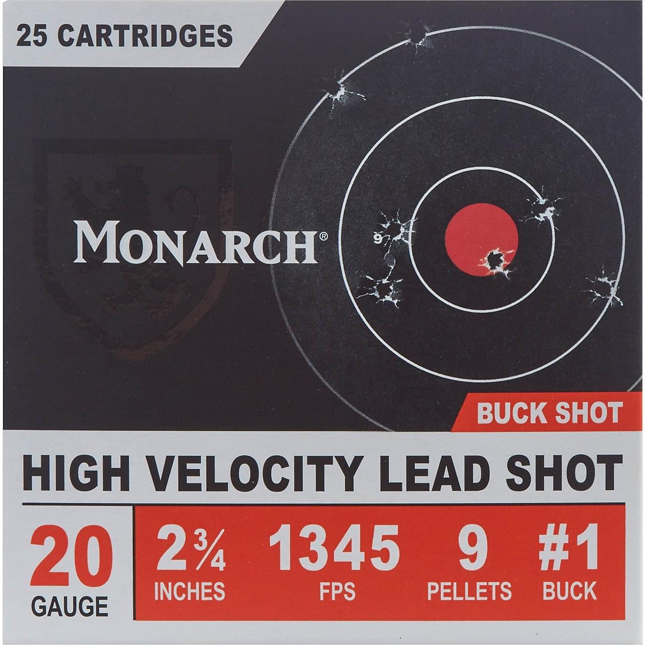 Monarch High Velocity 20 Gauge Shotshell (Buck Shotshells)